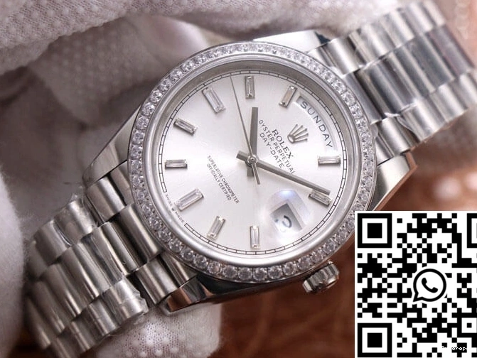 Dial Factory Rolex Silver Day-Date EW Diamond M228349RBR-0001 1221
